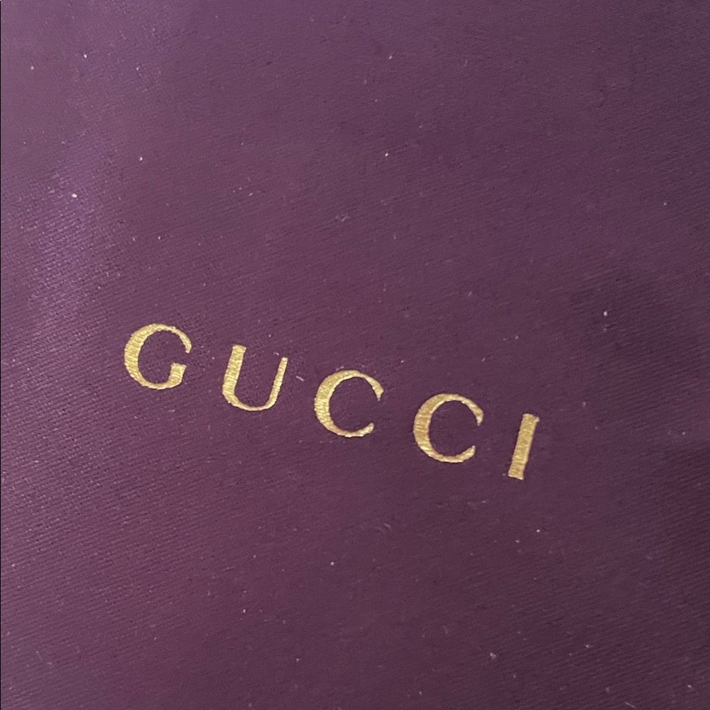 Gucci Satin Drawstring Pouch - Purple - Picture 4 of 4